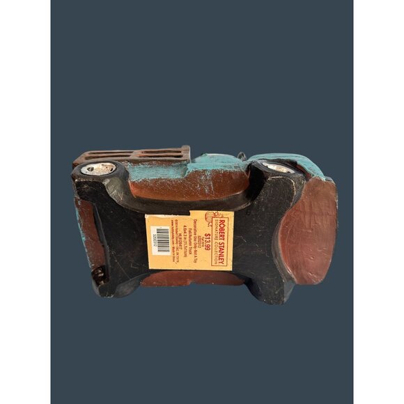 Robert Stanley 2014 Blue Truck Figurine With Apples & Flowers 7.5" Long  4" Tall - Picture 7 of 8